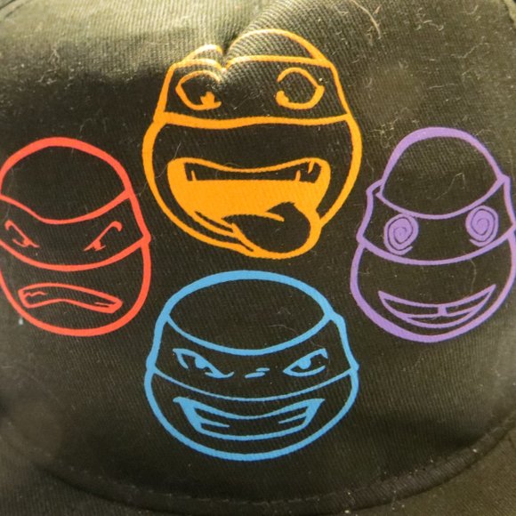 Nickelodeon Ninja Mutant Ninja Turtles Hat Black New With Tags Youth Size - Picture 5 of 12